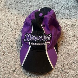 Hoosier‎ Racing Tire Black & Purple Adult Unisex Cap One Size